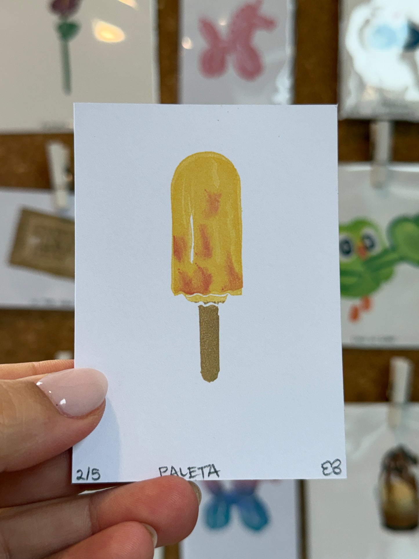 Paleta - Original Linocut