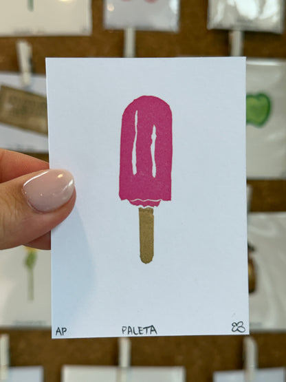Paleta - Original Linocut