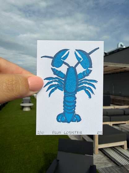 Lobster - Original Linocut