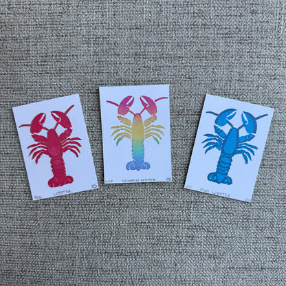 Lobster - Original Linocut